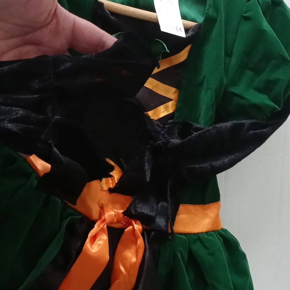 IKALI Witch Costume, Kids Spider , Halloween Spiderella Outfit Size 8/10…
